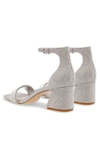 Steve Madden Sandały Epix-R Sandal SM11002813-04004-968 Srebrny. Kolor: srebrny. Materiał: materiał #6