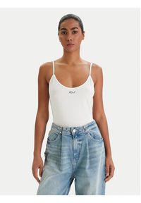 Karl Lagerfeld - KARL LAGERFELD Komplet topów B1W47021 Czarny Slim Fit. Typ kołnierza: dekolt w karo. Kolor: czarny. Materiał: bawełna #2