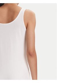 Emporio Armani Underwear Sukienka codzienna EW000494 AF10881 U1131 Biały Regular Fit. Okazja: na co dzień. Kolor: biały. Materiał: bawełna. Typ sukienki: proste. Styl: casual