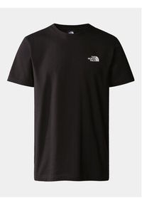 The North Face T-Shirt Simple Dome NF0A87NG Czarny Regular Fit. Kolor: czarny. Materiał: bawełna #7