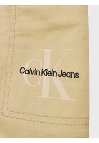 Calvin Klein Jeans Spódnica Monogram IG0IG01824 Beżowy Regular Fit. Kolor: beżowy. Materiał: bawełna #2