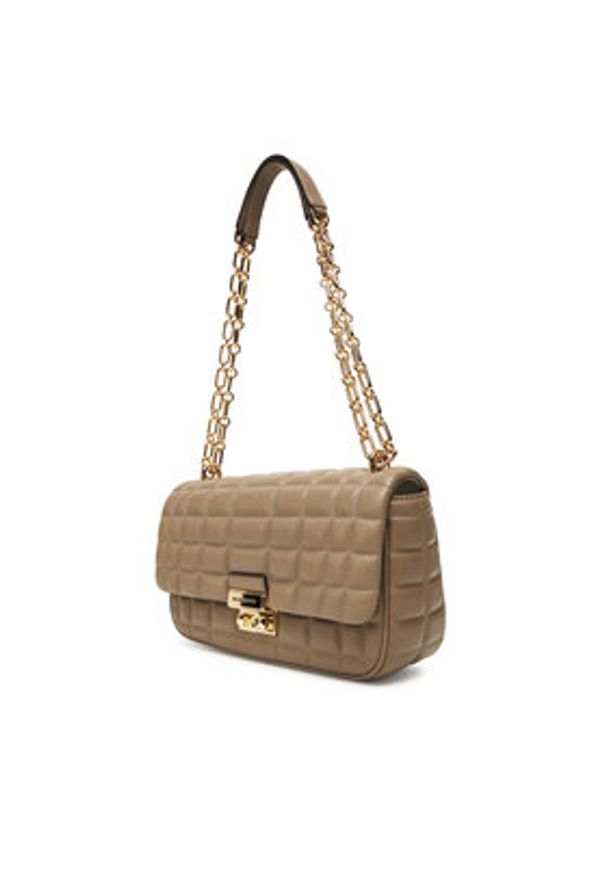 MICHAEL Michael Kors Torebka Tribeca 30R4G2RL7L Beżowy. Kolor: beżowy. Materiał: skórzane