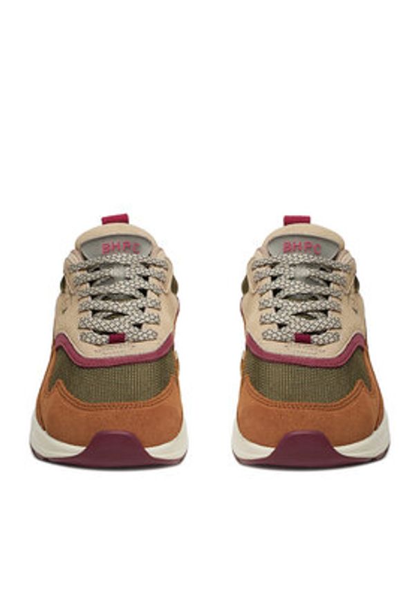 Beverly Hills Polo Club Sneakersy EO-L240061 Beżowy. Kolor: beżowy. Materiał: skóra, zamsz