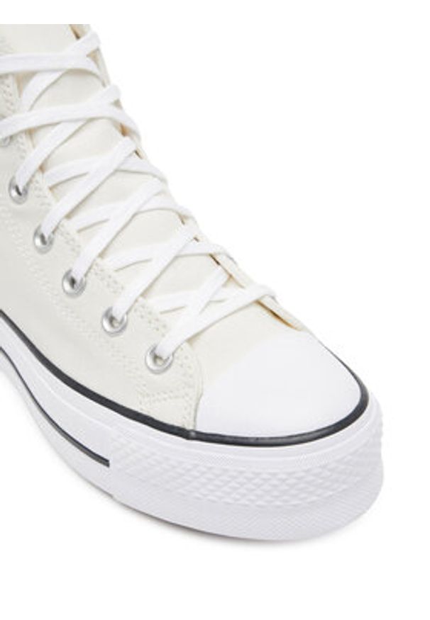 Converse Trampki Chuck Taylor All Star Lift Platform A14936C Écru. Materiał: materiał. Obcas: na platformie