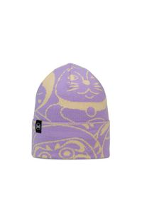 Buff - Bandana BUFF KNITTED BEANIE ERLAN. Kolor: fioletowy. Sezon: zima. Styl: sportowy #1