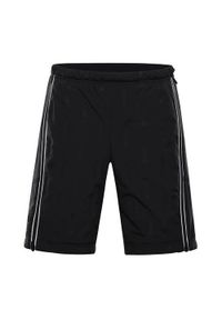 ALPINE PRO - Spodnie trekkingowe męskie Alpine Pro Werm. Kolor: czarny. Materiał: syntetyk, materiał. Długość: krótkie. Sport: turystyka piesza #1