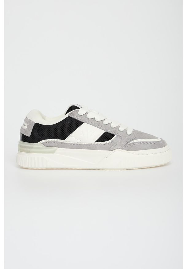 Armani Exchange - Sneakersy męskie skórzane ARMANI EXCHANGE. Materiał: skóra