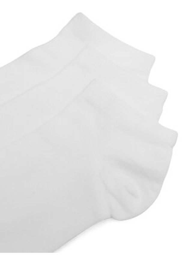 Adidas - adidas Skarpety krótkie C-HT3447 3-PACK Biały. Kolor: biały. Materiał: materiał, bawełna
