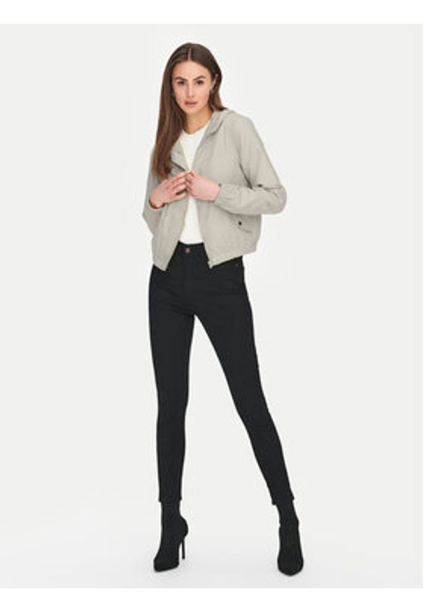 JDY Kurtka przejściowa Hazen 15236012 Beżowy Regular Fit. Kolor: beżowy. Materiał: syntetyk