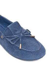 Guess Mokasyny FLPAIS SUE14 Niebieski. Kolor: niebieski. Materiał: skóra, zamsz #5