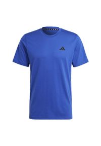 Adidas - Train Essentials Feelready Training Tee. Kolor: wielokolorowy, niebieski, czarny. Materiał: materiał