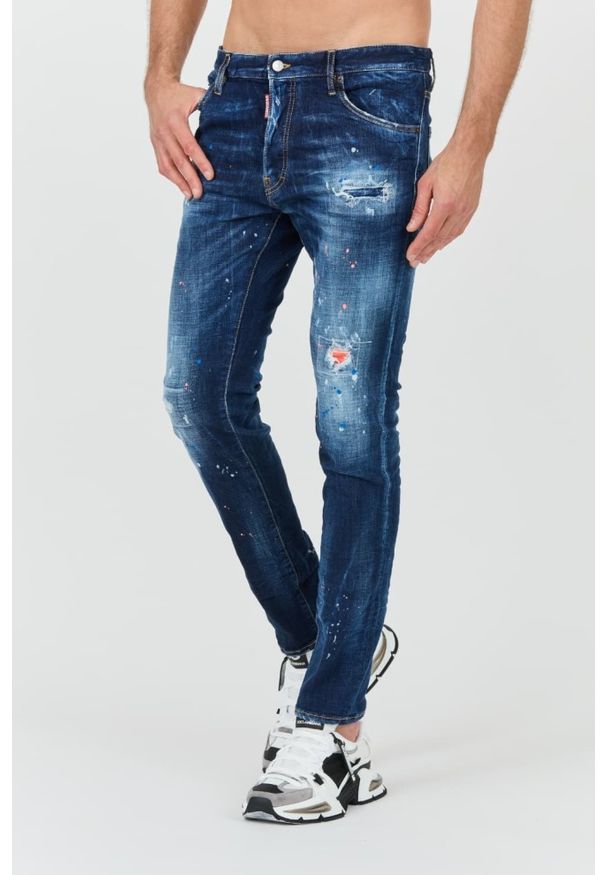 DSQUARED2 Niebieskie męskie jeansy Cool Guy Jean, Rozmiar 46. Kolor: niebieski