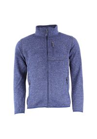 PEAK MOUNTAIN - Polar zapinany na zamek błyskawiczny Peak Mountain Capino. Typ kołnierza: kołnierzyk stójkowy. Kolor: niebieski. Materiał: polar. Sezon: zima. Styl: wakacyjny #1