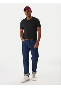 Polo Ralph Lauren T-Shirt 710671453124 Czarny Custom Slim Fit. Typ kołnierza: polo. Kolor: czarny. Materiał: bawełna #3