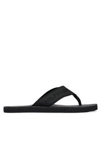 TOMMY HILFIGER - Tommy Hilfiger Japonki Jacquard Logo FM0FM05808 Czarny. Kolor: czarny. Materiał: materiał #3