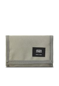 Jack & Jones - Jack&Jones Duży Portfel Męski Jaceastside 12228262 Szary. Kolor: szary. Materiał: materiał