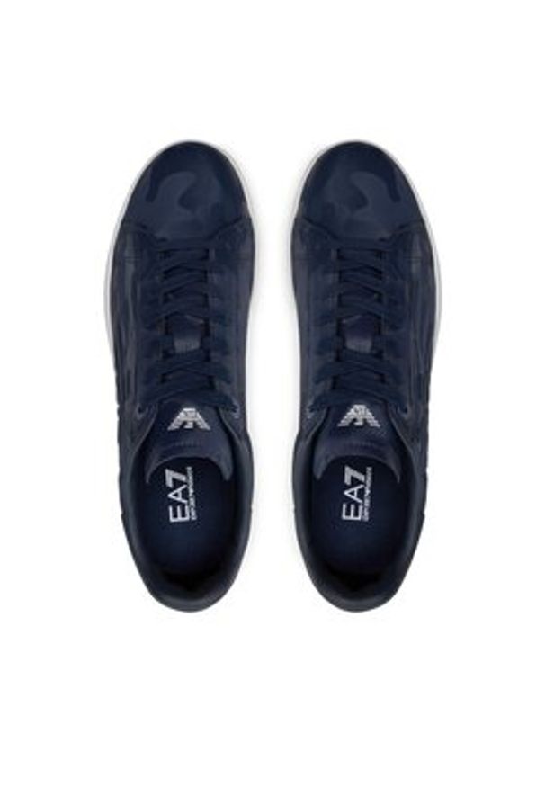 EA7 Emporio Armani Sneakersy X8X001 XK375 T657 Granatowy. Kolor: niebieski. Materiał: materiał