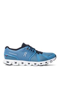 Sneakersy męskie niebieskie On Running Cloud 5. Okazja: na spacer, na co dzień. Zapięcie: sznurówki. Kolor: niebieski. Materiał: materiał. Sport: bieganie #2