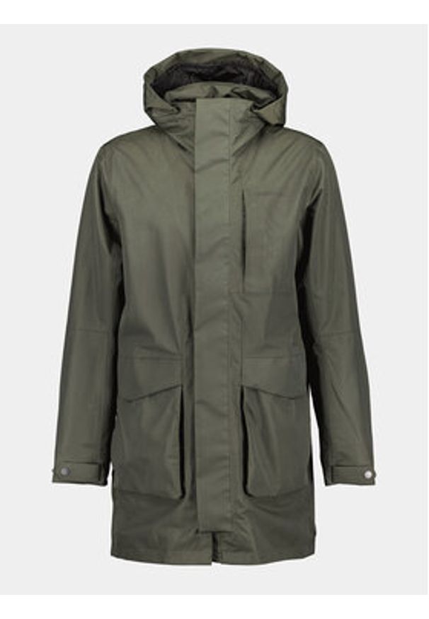 Didriksons Parka Andreas Usx Parka 505085 Zielony Standard Fit. Kolor: zielony. Materiał: syntetyk