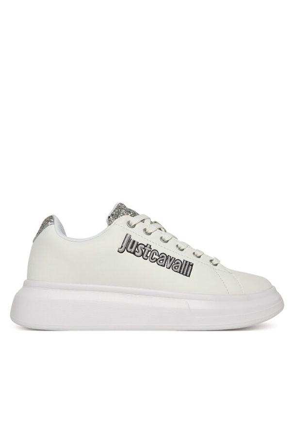 Just Cavalli Sneakersy 79RA3SB3 ZPB46 Biały. Kolor: biały. Materiał: skóra