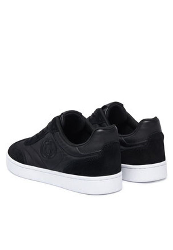 Guess Sneakersy FLTJAC LEA12 Czarny. Kolor: czarny. Materiał: zamsz, skóra