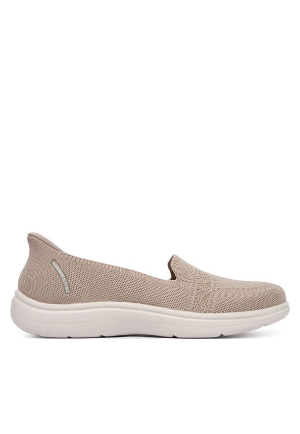skechers - Skechers Sneakersy Slip-Ins: On-The-Go Flex Radiant - Sloane 138435/TPE Beżowy. Kolor: beżowy. Materiał: materiał