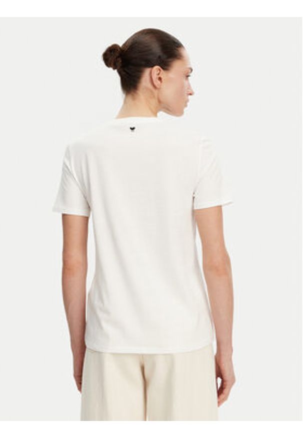 Weekend Max Mara T-Shirt Teiera 2515971052 Biały Regular Fit. Kolor: biały. Materiał: bawełna