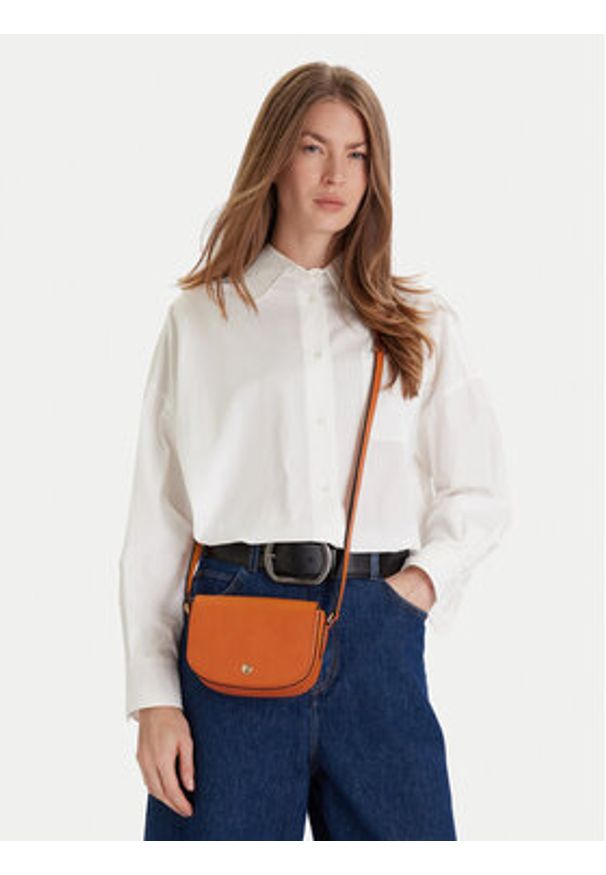 Longchamp Torebka 10165HYZ Pomarańczowy. Kolor: pomarańczowy. Materiał: skórzane
