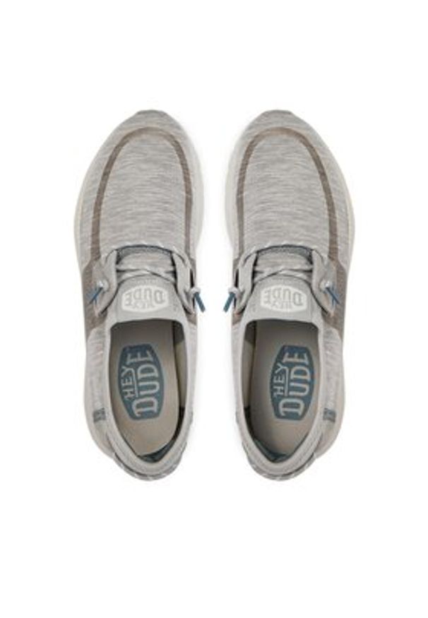 Hey dude - Hey Dude Sneakersy Sirocco Dual Knit 40184-007 Szary. Kolor: szary. Materiał: materiał