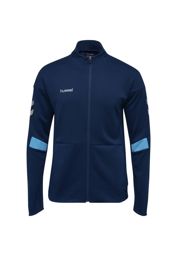 Hummel - KURTKA SPORTOWA Treningowa HUMMEL TECH MOVE POLY ZIP JACKET. Kolor: niebieski