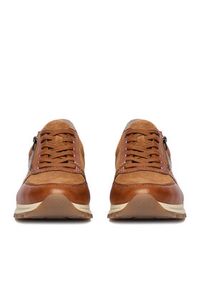 Rieker Sneakersy B0505-24 Brązowy. Kolor: brązowy. Materiał: skóra #4