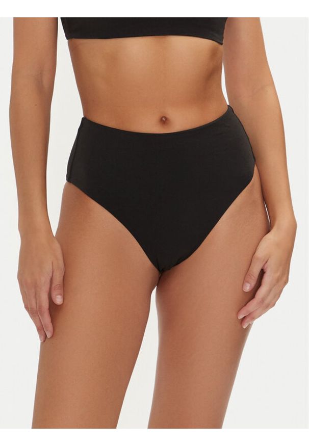 Calvin Klein Swimwear Dół od bikini KW0KW02739 Czarny. Kolor: czarny. Materiał: syntetyk