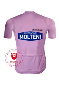 REDTED - Tenue Cycliste Vintage - Molteni Maillot Rose Giro d'Italia - RedTed. Kolor: czarny. Materiał: poliester