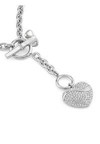 Guess Naszyjnik JUBN04 494JW Srebrny. Materiał: metalowe. Kolor: srebrny #3