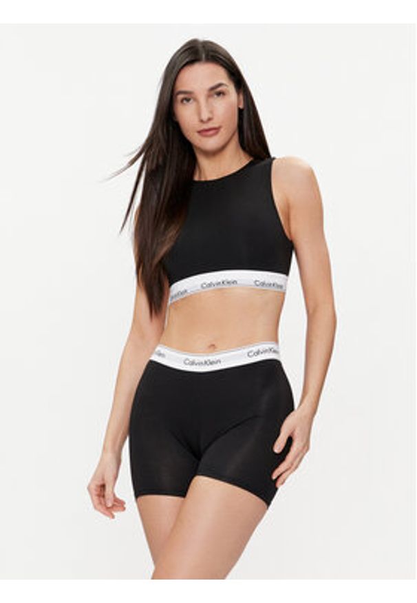 Calvin Klein Underwear Biustonosz top 000QF7626E Czarny. Kolor: czarny. Materiał: bawełna
