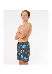 Spodenki surfingowe dla dzieci Rip Curl Surf Revival Floral Volley-Boy Czarny. Kolor: czarny