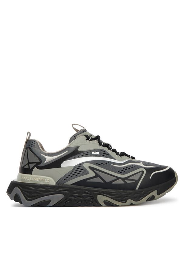 Karl Lagerfeld - KARL LAGERFELD Sneakersy Blaze KL52428 Szary. Kolor: szary. Materiał: materiał