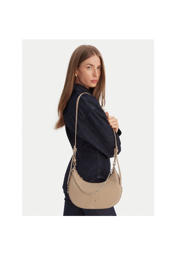 Torebka Patrizia Pepe. Kolor: beżowy