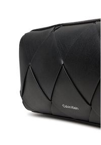 Calvin Klein Torebka Ck Woven Camera Bag K60K613002 Czarny. Kolor: czarny. Materiał: skórzane #4