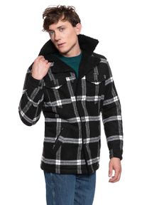 Wrangler - KURTKA ZIMOWA WRANGLER WRANGE COAT BLACK W463XS100. Sezon: zima