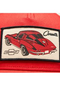 American Needle Czapka z daszkiem Valin - Corvette SMU679A-CORVETTE Czerwony. Kolor: czerwony. Materiał: bawełna