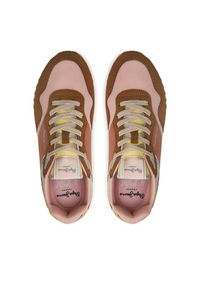 Pepe Jeans Sneakersy PLS4002 Brązowy. Kolor: brązowy. Materiał: materiał