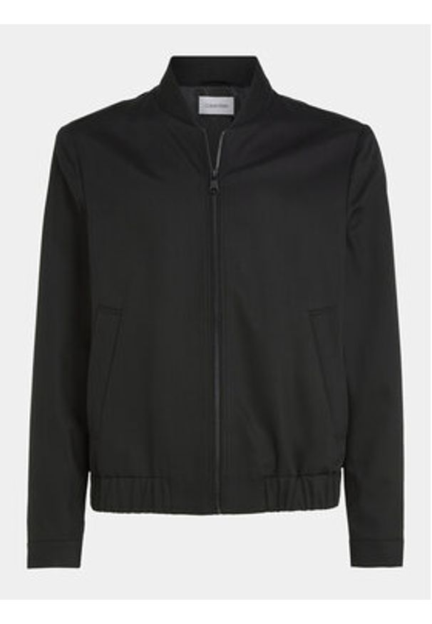 Calvin Klein Kurtka bomber K10K112074 Czarny Regular Fit. Kolor: czarny. Materiał: syntetyk