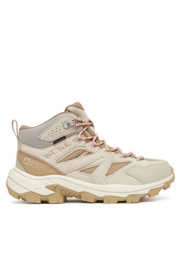 Trekkingi Jack Wolfskin. Kolor: szary. Sport: turystyka piesza