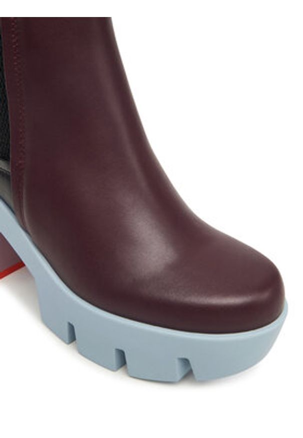 United Nude Botki Grip Chelsea Mid IV 1095992516 Bordowy. Kolor: czerwony. Materiał: skóra