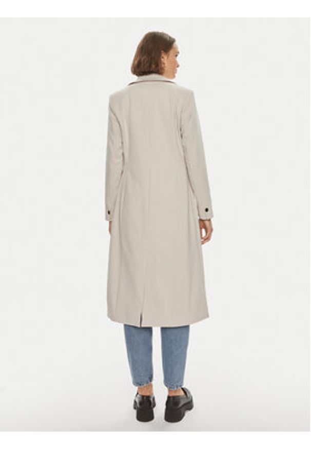 only - ONLY Płaszcz przejściowy Cassie 15308609 Szary Regular Fit. Kolor: szary. Materiał: syntetyk