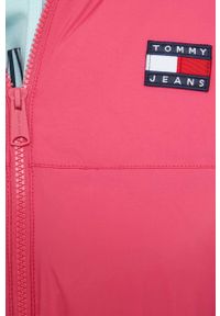 Tommy Jeans kurtka damska kolor różowy zimowa. Kolor: różowy. Materiał: puch, poliamid. Sezon: zima #6
