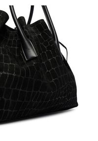 Elisabetta Franchi Torebka BS-19H-61E2-V890 Czarny. Kolor: czarny. Materiał: skórzane, zamszowe #4