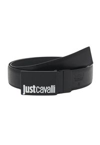 Just Cavalli - JUST CAVALLI Czarny dwustronny pasek Cintura. Kolor: czarny #3