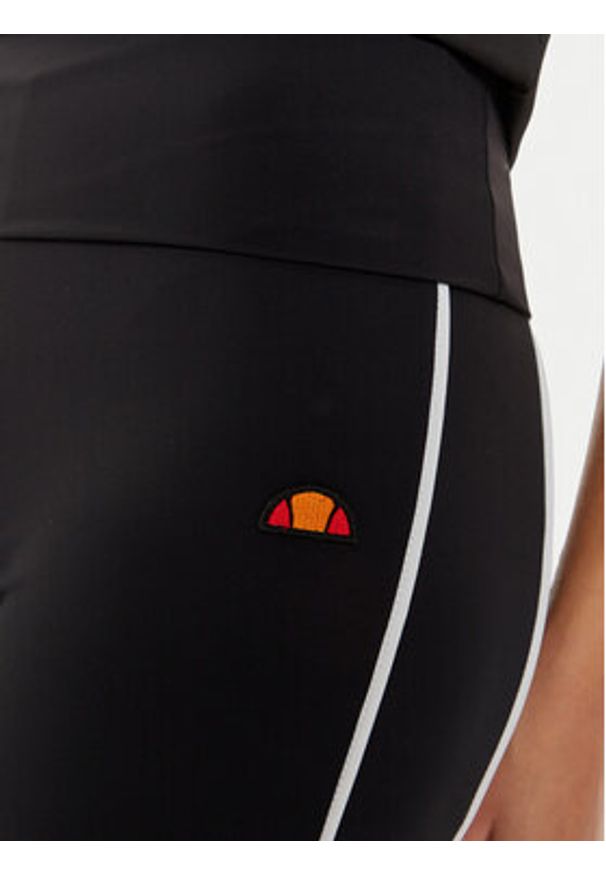 Ellesse Legginsy Vallees SGX20929 Czarny Slim Fit. Kolor: czarny. Materiał: syntetyk